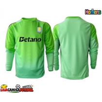 Camisa de Futebol Aston Villa Goleiro Equipamento Secundário 2025-26 Manga Comprida